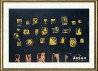 周长江_《流逝的印记》七幅组画之一_br__Lapsing Signs - One of a Series of Seven Paintings